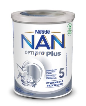 NESTLE NAN OPTIPRO Plus 5 на основі молока для дітей по 2,5 року життя 800 г