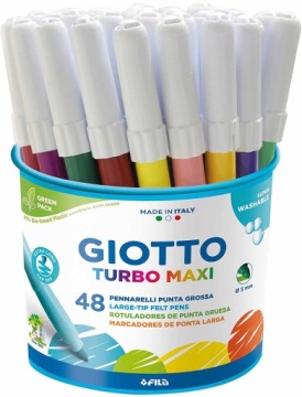 GIOTTO Turbo Maxi фломастери 48 шт. 12 кол. x 4 шт.