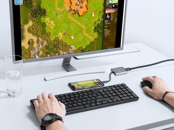 NATEC Fowler Mini Adpater USB-C Hub DeX Многопортовая док-станция HDMI 4K