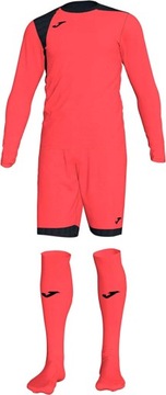 Strój bramkarski Joma Zamora IV XL koralowy zestaw koszulka spodenki getry