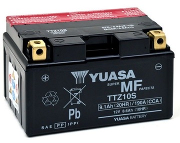 Akumulator Yuasa TTZ10S 9.1Ah 190A YTZ10S