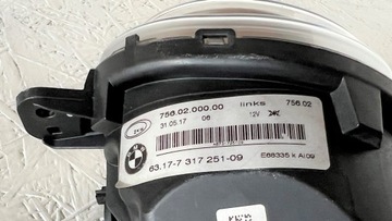 BMW X3 F25 X4 F26 X5 F15 F85 X6 F16 F86 HALOGEN LEVÝ LED 7317251