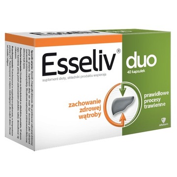 Esseliv Duo 40kap Regeneracja Wątroby Oczyszczanie