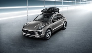 KUFR STŘEŠNÍ DO PORSCHE MACAN 2014-2017. PŘÍČKY NA STŘEŠNÍ NOSIČ