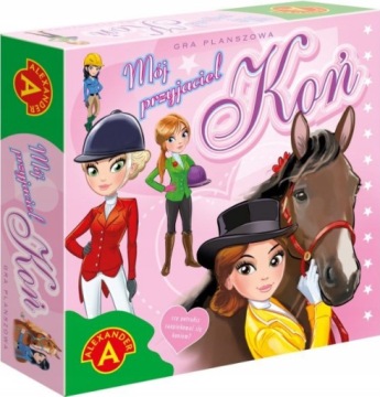 GRA PLANSZOWA MÓJ PRZYJACIEL KOŃ MIŁOŚNICY KONI 6+