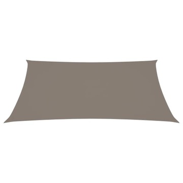 ŻAGIEL PRZECIWSŁONECZNY WODODPORNY OGRODOWY na Taras Balkon 2,5x4 m, taupe