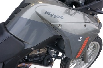 Malaguti Dune 125 2021-23 КОМПЛЕКТ наклеек шпона БЕЛЫЙ ЧЕРНЫЙ СЕРЫЙ.