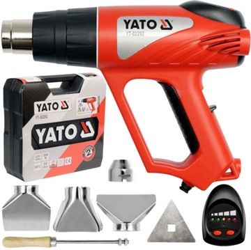 YATO OPALARKA 2000W 50~550°C AKCESOR LED YT-82292