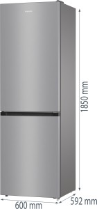 Двухдверный холодильник Gorenje NRK6191ES4 NoFrost