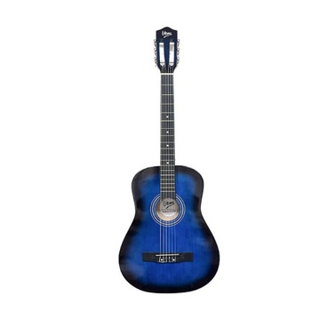 Gitara klasyczna 4/4 do nauki zestaw kostki pasek struny pokrowiec akordy