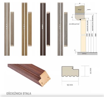 Двери WINDOOR Syriusz + производитель НЕПОДВИЖНОЙ РАМКИ