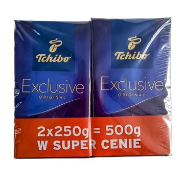 TCHIBO EXCLUSIVE KAWA MIELONA W ZESTAWIE 2 x 250g DATA: 2025.09.22