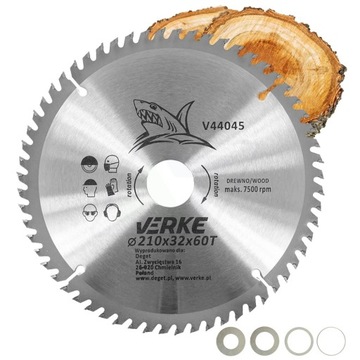 TARCZA PIŁA WIDIOWA DO DREWNA 230 x 32mm 60T WIDIA