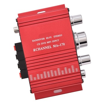 Mini 12 V 2-kanałowy HiFi Stereo Bass Audio