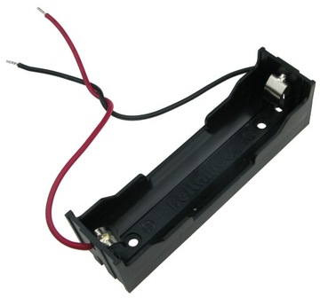 Koszyk na akumulator 1x18650 z blaszkami /3809