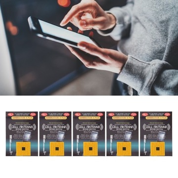 5 шт. НАКЛЕЙКИ НА УСИЛИТЕЛЬ АНТЕННЫ ТЕЛЕФОНА