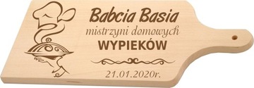 prezent NA DZIEŃ BABCI I DZIADKA deska do krojenia