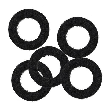 Набор из 10 стеблей, черный фетр Черный