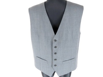 DKNY__ELEGANCKA KAMIZELKA Z WEŁNĄ SLIM FIT__XL/54
