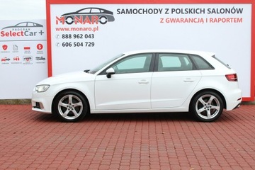 Audi A3 8V Sportback 5d Facelifting 1.5 TFSI 150KM 2018 Audi A3 Wersja SPORT S-Tronic Salon Polska GWARANCJA RAPORT SelectCar FV23%, zdjęcie 8