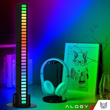 СВЕТОДИОДНАЯ ЛАМПА RGB USB-ЛАМПА МИГАЕТ В РИТМЕ МУЗЫКИ ЦВЕТА SMART BAR STRIP 32