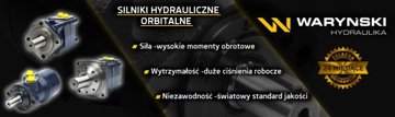 Orbitrol hydrauliczny W-ORBS 125 cm3/obr z zaworam