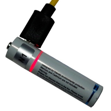 Перезаряжаемая батарея AAA micro USB 675 мВтч 1,5 В CE