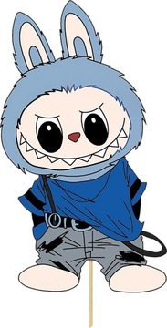 ТОППЕРЫ ДЛЯ УКРАШЕНИЯ ТОРТА МАФИНЫ ЛАБУБУ МОНСТР ЛАБУ-БУ 10 шт.