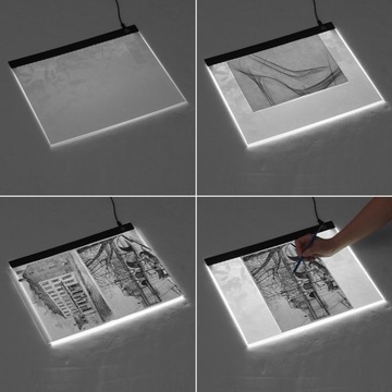 Цифровая доска для рисования LED A3, комикс/эскиз