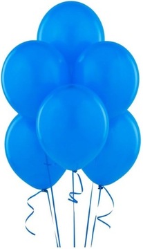 Balony URODZINOWE BŁĘKITNE NIEBIESKIE PARTY
