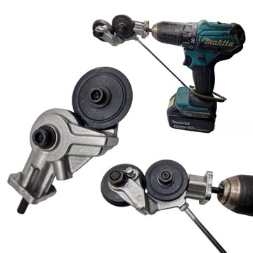 ADAPTER PRZYSTAWKA NOŻYCE DO CIĘCIA BLACHY NA WIERTARKĘ WKRĘTARKĘ