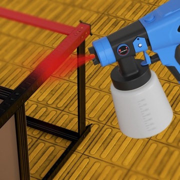 НАСТЕННЫЙ ПОКРАСОЧНЫЙ ПИСТОЛЕТ, ПОКРАСОЧНЫЙ ГЕНЕРАТОР 600 Вт