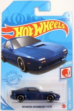 HOT WHEELS RESORAK AUTO 89 MAZDA SAVANNA RX-7 FC35