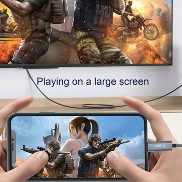 KABEL USB C - DISPLAYPORT 1.4 ADAPTE DP 8K 4K120HZ