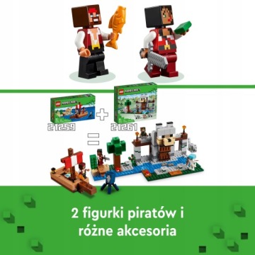 Lego Minecraft Cruise на пиратском корабле 21259