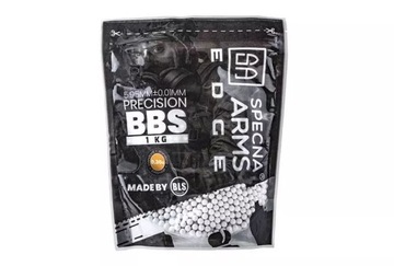 Precyzyjne bezszwowe białe kulki 0,30g Specna EDGE by BLS 0,3 6mm ASG 1KG