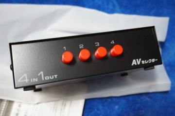 AV-селектор MCO RCS-01 Разветвитель AV-сигнала 4/1 ЯПОНИЯ