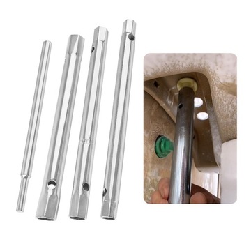 Набор из 4 торцевых ключей, смеситель для ванной комнаты, многофункциональный смеситель с двойной головкой