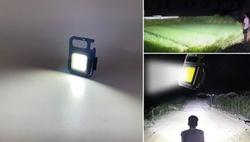 MINI LATARKA LED KIESZONKOWA TAKTYCZNA BRELOK USB