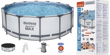 Basen Stelażowy 14FT 427x122 PRO MAX BESTWAY 5612X