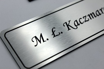 Tabliczka na drzwi do mieszkania - Grawer Laserem