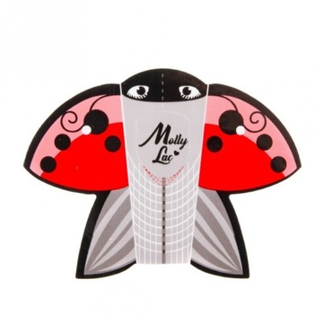 MIGDAŁKI SZABLONY formy DO PAZNOKCI ladybug 100SZT