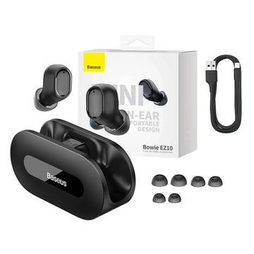 SŁUCHAWKI BEZPRZEWODOWE BLUETOOTH 5.3 TWS - BASEUS - DOKANAŁOWE