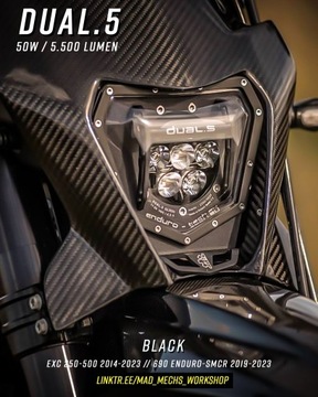 СВЕТОДИОДНАЯ ЛАМПА DUAL.5 KTM 690 2019-2021 ЧЕРНАЯ