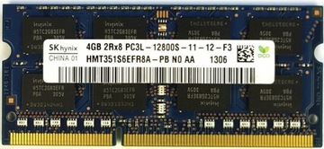 RAM 4GB DDR3L SO-DIMM PC3L-12800S 1600MHz HYNIX