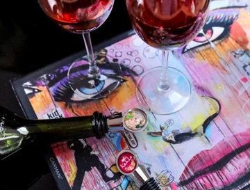 Korek zatyczka do butelki wina alkoholu F. Kahlo Autoportrer Carmani