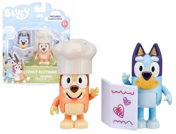 Набор фигурок собак Bluey Blue Restaurant, 2 шт.
