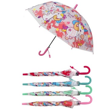 PARASOL DZIECIĘCY JEDNOROŻEC KONIK 81 CM
