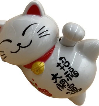 СОЛНЕЧНАЯ Японская кошка Манэки-Нэко Счастье лёжа