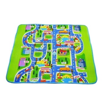 Mata dla niemowlęcia Ruch drogowy. Puzzle piankowe Mata do zabawy o wymiarach 130x160 cm